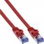 InLine Flat patch cable, U/FTP, Cat.6A, red, 2m
