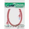 InLine Flat patch cable, U/FTP, Cat.6A, red, 2m