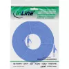 InLine Flat patch cable, U/FTP, Cat.6A, blue, 5m