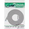 InLine Flat patch cable, U/FTP, Cat.6A, grey, 7m