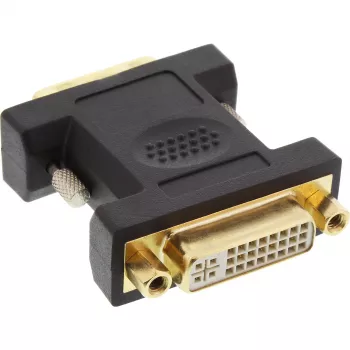 InLine DVI-D Adapter DVI-I 24+5 female / DVI-D 24+1 male gold plated