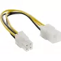 InLine Power Extension internal Mainboard P4 4pin male / female 0.20m