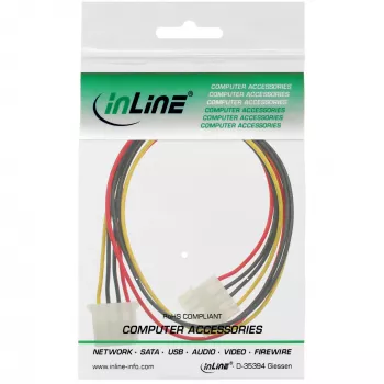 InLine Power Supply Extension Cable 4pin male / female 29650B
