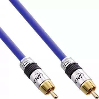 InLine Premium RCA Audio Cable 1x RCA male / male gold plated 5m