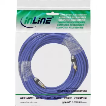 InLine Premium RCA Audio Cable 1x RCA male / male gold plated 10m