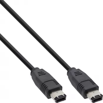 InLine FireWire 400 1394 Cable 6 Pin male / male 0.5m
