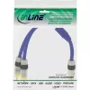InLine RCA Y-Cable Premium 1x RCA female / 2x RCA male gold plated 0.25m