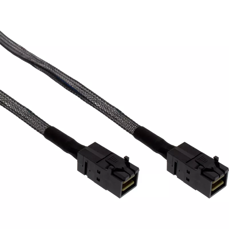 InLine Mini SAS HD Cable SFF-8643 to SFF-8643 with Sideband 1m