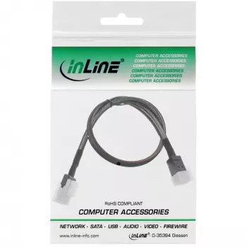 InLine Mini SAS HD Cable SFF-8643 to SFF-8087 with Sideband 0.5m