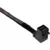 InLine Mini SAS HD cable, SFF-8643 angled to 4x SFF-8482 + power, 0.5m