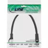 InLine Patch Cable SF/UTP Cat.5e black 0.5m