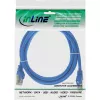 InLine Patch Cable SF/UTP Cat.5e blue 0.5m