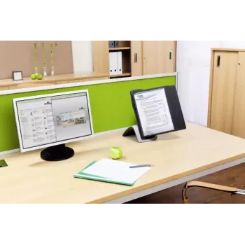 Document Display Carousel Desk Durable Sherpa Style Table 10