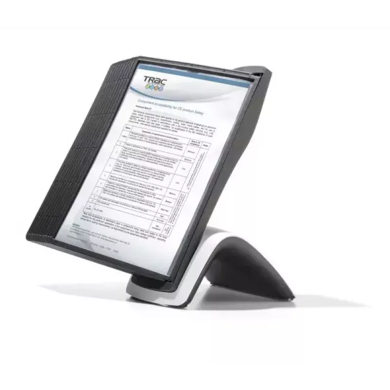 Document Display Carousel Desk Durable Sherpa Style Table 10