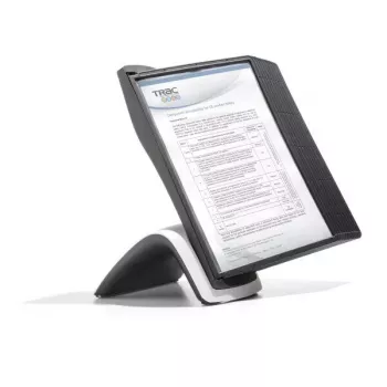 Document Display Carousel Desk Durable Sherpa Style Table 10