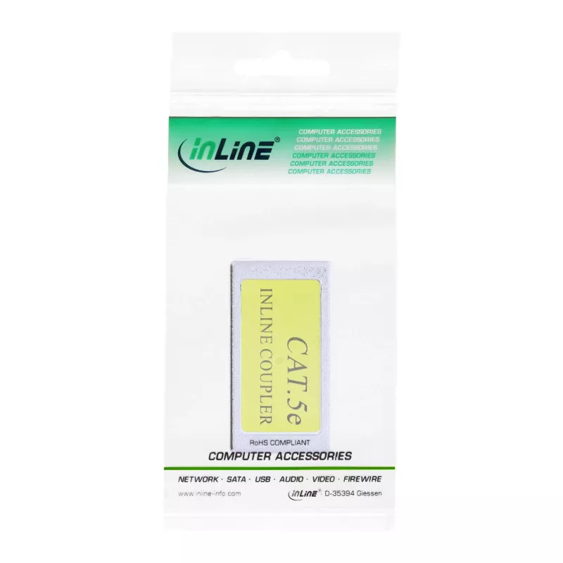 InLine Cat.5e Crossover Adapter direct to crossover 2x RJ45 female shielded