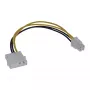 InLine Mainboard Power Cable Adapter 5.25 inch / 4pin 12V 0.20m