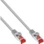 InLine 200pcs. Bulk-Pack Patch Cable S/FTP Cat.6 copper halogen free grey 0.25m