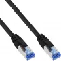 InLine 40pcs. Bulk-Pack Patch Cable S/FTP Cat.6A halogen free 500MHz black 2m