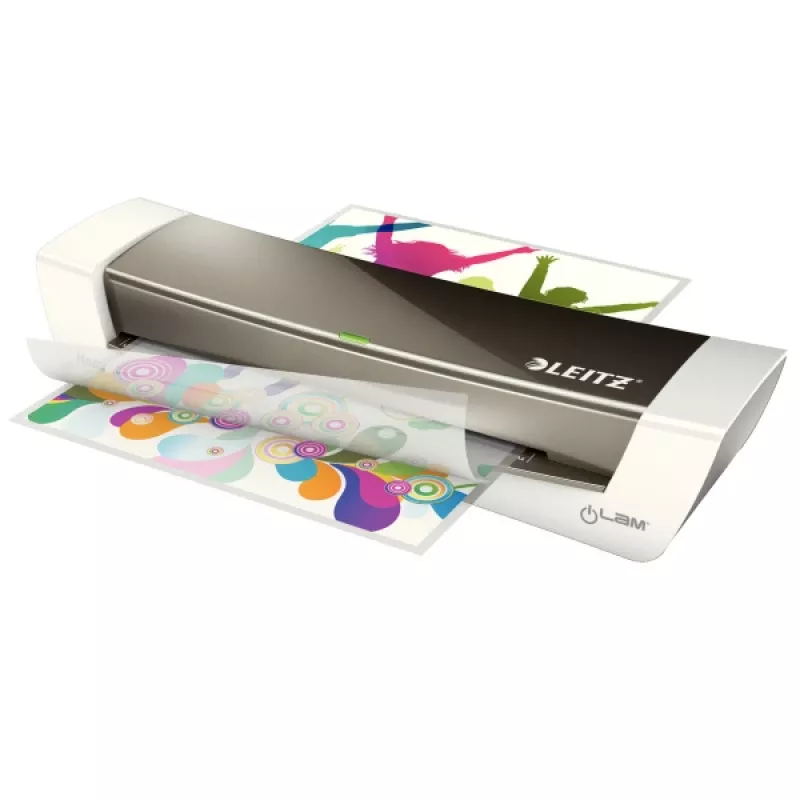 Hot laminator LEITZ iLAM Home Office A4 — pouch laminator, A4, max 24 cm width, 125 μm film, 400 mm/min, 130 °C
