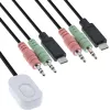 InLine KVM Switch, 2-port, USB-C to DisplayPort 1.2, 4K, audio, integr. cable