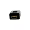 InLine High Speed HDMI Cable with Ethernet, AM/DM, super slim black/gold, 0.3m