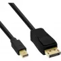 InLine Mini DisplayPort to DisplayPort Cable black 0.3m