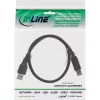 InLine USB 3.2 Gen.1 Cable Type A male / Type B male, black, 0.3m
