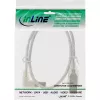 InLine USB 2.0 Cable left angled Type A male / B male transparent 0.3m