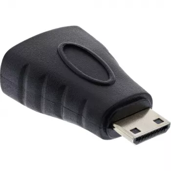 InLine HDMI Adaptor, , HDMI A female / HDMI C male, 4K/60Hz, gold plated
