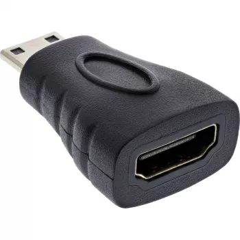 InLine HDMI Adaptor, , HDMI A female / HDMI C male, 4K/60Hz, gold plated