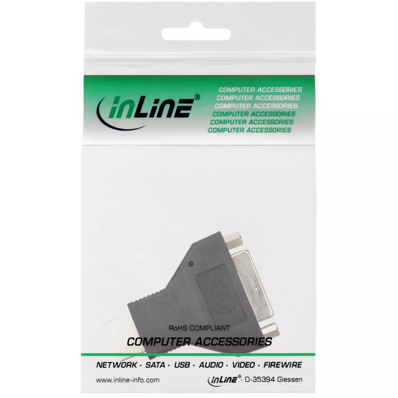 InLine HDMI to DVI Adapter male / female 17670