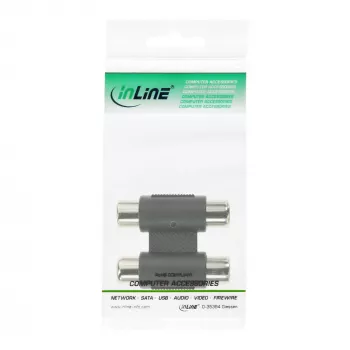 Audio Adapter 2x RCA female / female InLine 99318