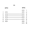 InLine Modular Cable RJ45 8P4C / RJ11 6P4C male/male 3m