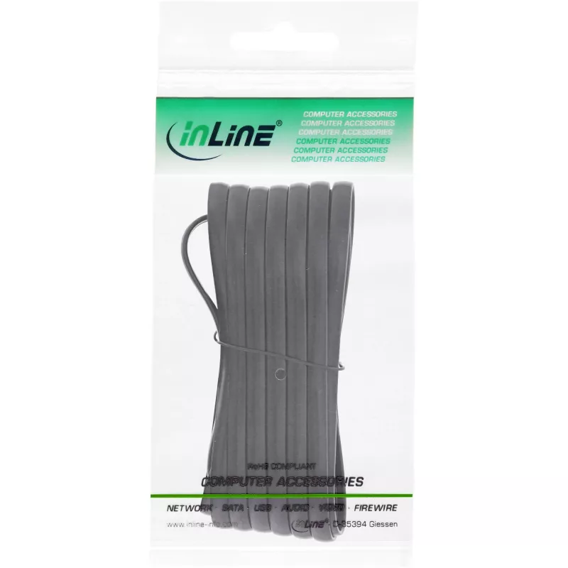 InLine Modular Cable RJ12 male / male 6P6C 3m
