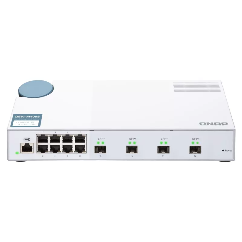 QNAP QSW-M408S network switch Managed L2 Gigabit Ethernet (10/100/1000) White