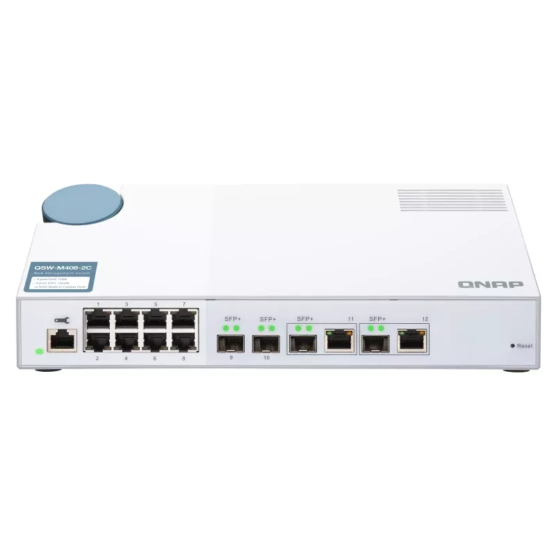 QNAP QSW-M408-2C network switch Managed L2 10G Ethernet (100/1000/10000) White