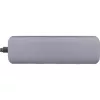 InLine USB 3.2 Hub, USB-C to 4x USB A 10Gb/s, aluminium, grey