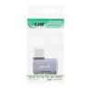 InLine USB4 Adapter, USB-C male/female right/left angled, aluminium, grey