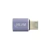 InLine USB4 Adapter USB-C male/female aluminium grey 35900A