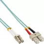 InLine Fiber Optical Duplex Cable LC/SC 50/125µm OM3 3m