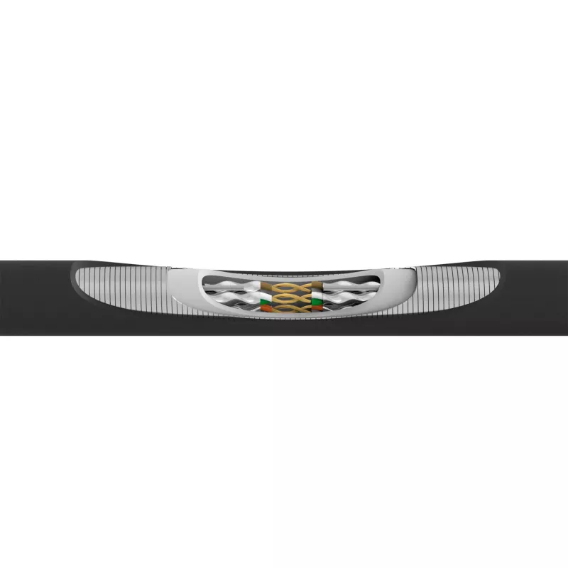 InLine Patch cable armoured, U/FTP, Cat.6A, black, 10m