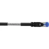 InLine Patch cable armoured, U/FTP, Cat.6A, black, 7.5m