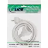 Power extension cable InLine 3 m, white — 230 V input