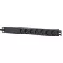 Intellinet 19 inch 1U Rackmount 7-Way PDU Surge Protection 16A 3m Cord