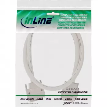 InLine SCSI U320 cable, 68pin micro Centronics (VHD) male / male, 1.8m