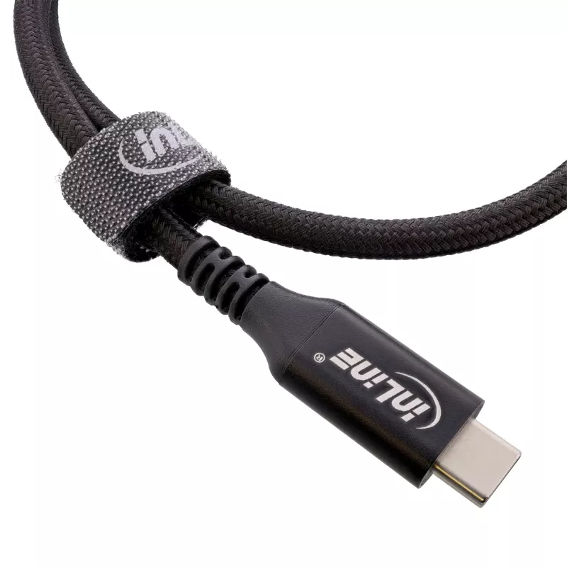 Hook-and-loop cable straps InLine 12×150 mm, 10 pcs, black