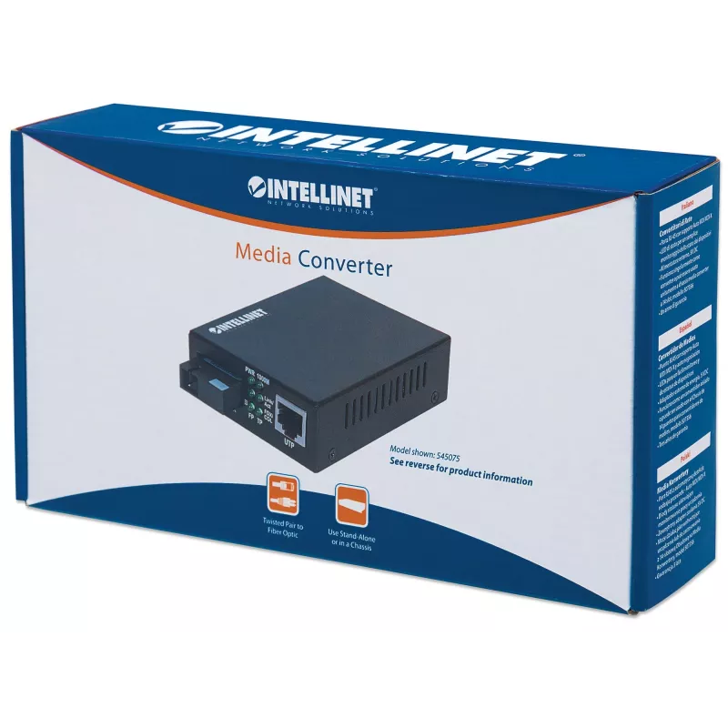 Media Converter Intellinet Gigabit Ethernet WDM Bi-Directional 545068