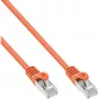 InLine Patch Cable SF/UTP Cat.5e orange 7.5m