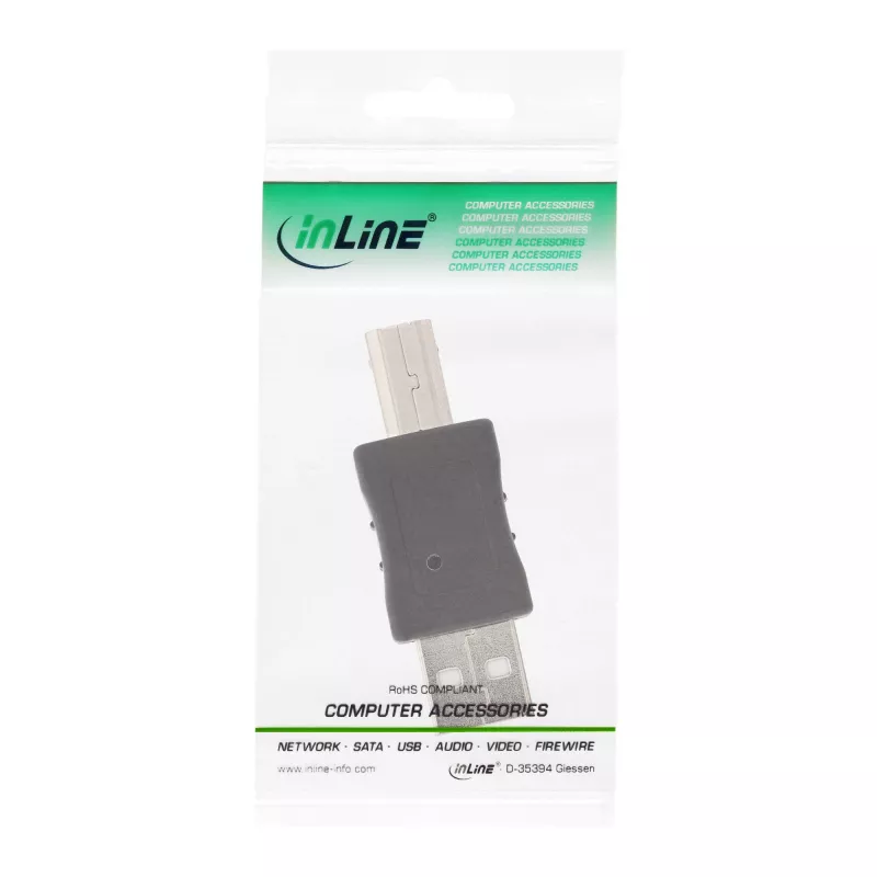 USB 2.0 Adapter Type A male / Type B male InLine 33443A